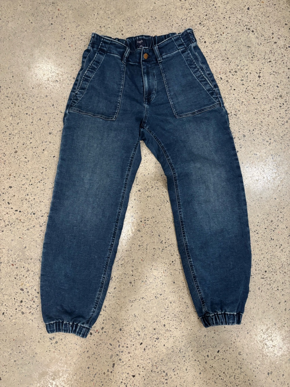 J. Crew Dark Blue Denim Jogger Pants